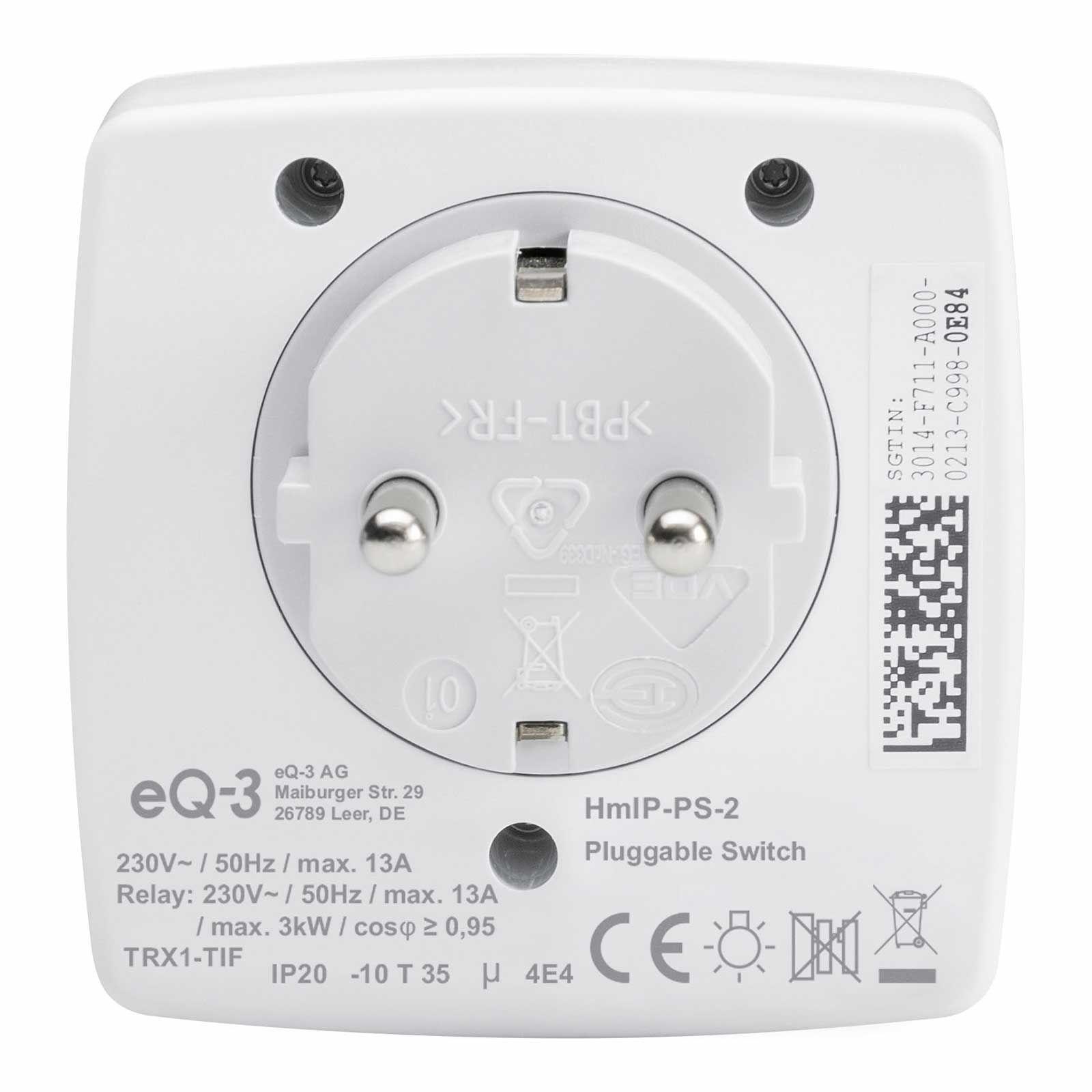 Homematic IP Smart Home Schaltsteckdose HmIP-PS-2 – Bild 7 von 15