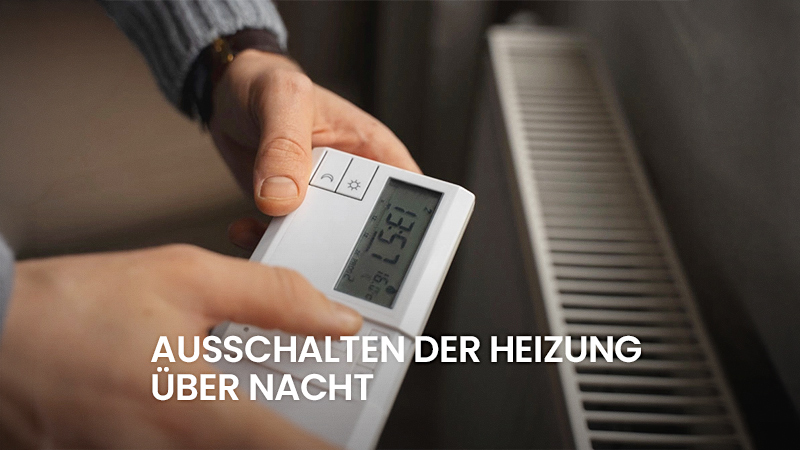Ausschalten der Heizung über Nacht