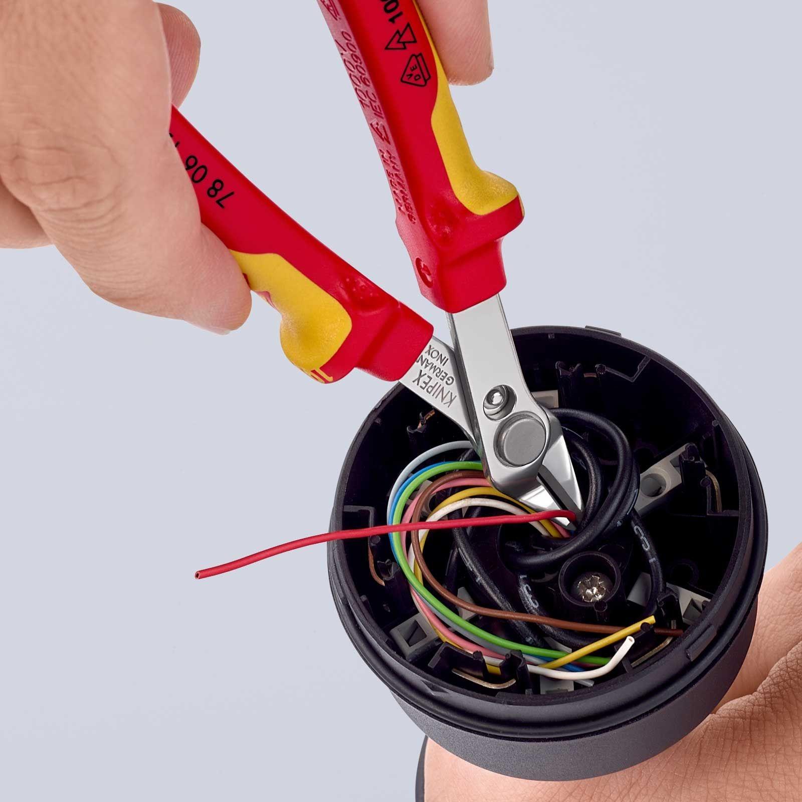 KNIPEX Electronic Super Knips® VDE-geprüfte Präzisionszange 125 mm – Bild 7 von 11