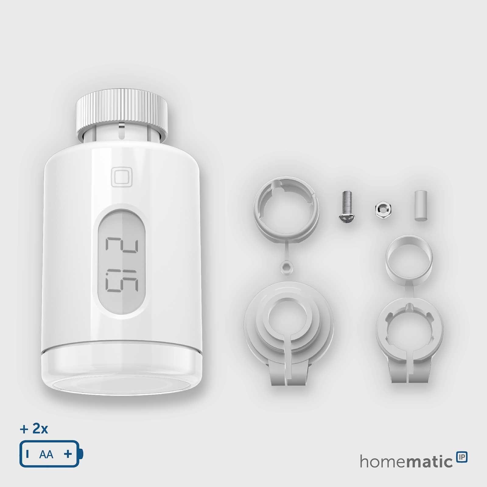Homematic IP Smart Home Heizkörperthermostat pure HmIP-eTRV-3 – Bild 6 von 18