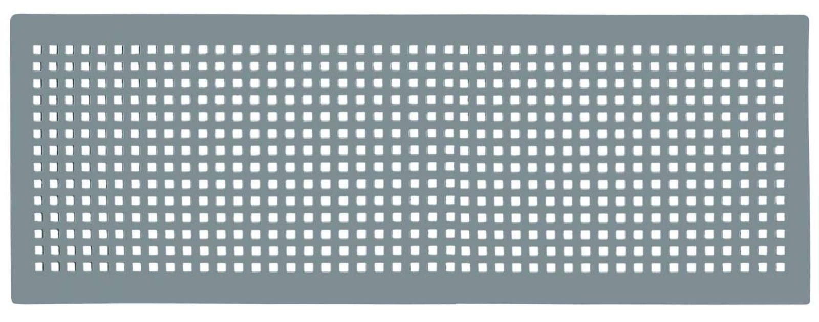 Zehnder Designgitter CLD breit Torino Edelstahl 430 x 160 mm