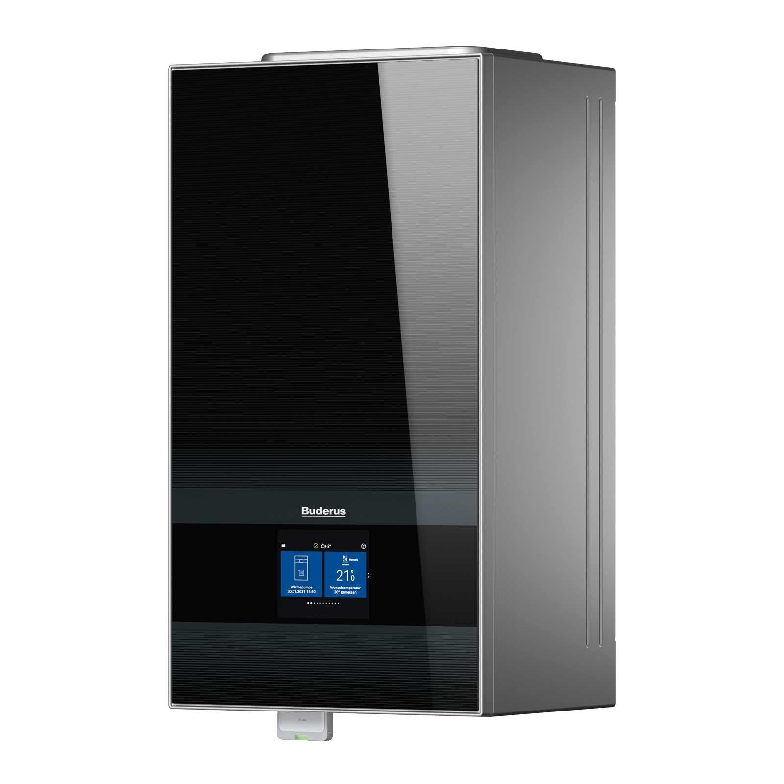Buderus Luft-Wasser-Wärmepumpe Logaplus M WLW186i-5 AR E schwarz