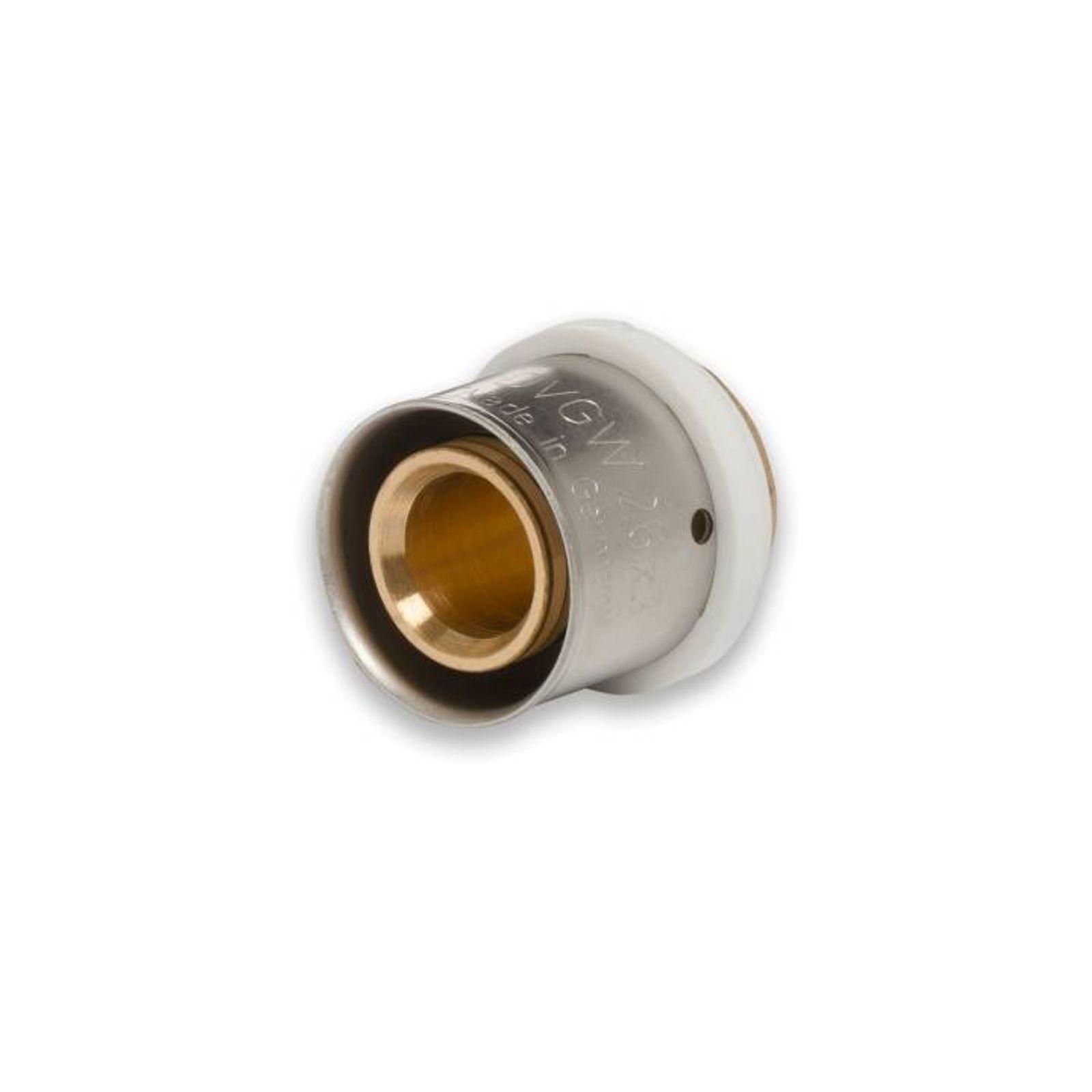 Selfio-Press Aluverbund Pressfitting Stopfen 26 x 3 TH + U Kontur DVGW - 5 Stück – Bild 2 von 3