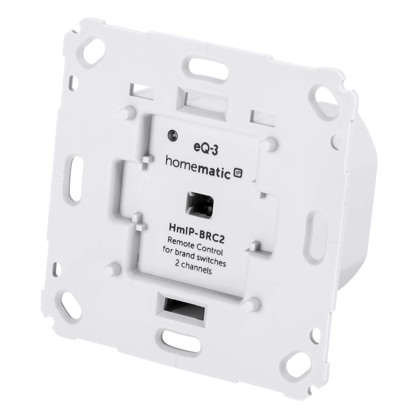 Homematic IP Smart Home Wandtaster HmIP-BRC2 für Markenschalter - 2-fach – Bild 3 von 9