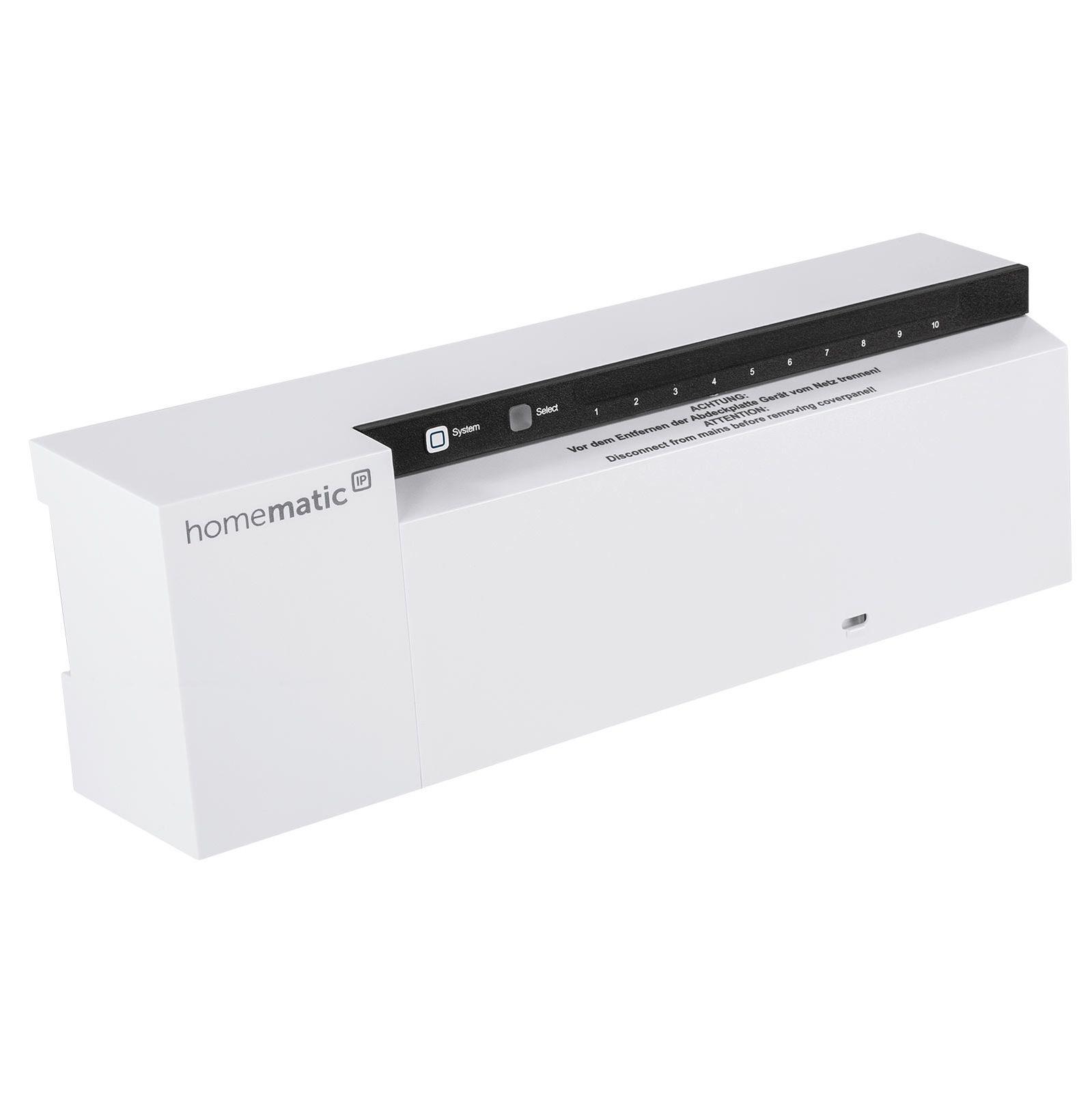 Homematic IP Smart Home Fußbodenheizungsaktor HmIP-FAL230-C10 - 10-fach, 230 V