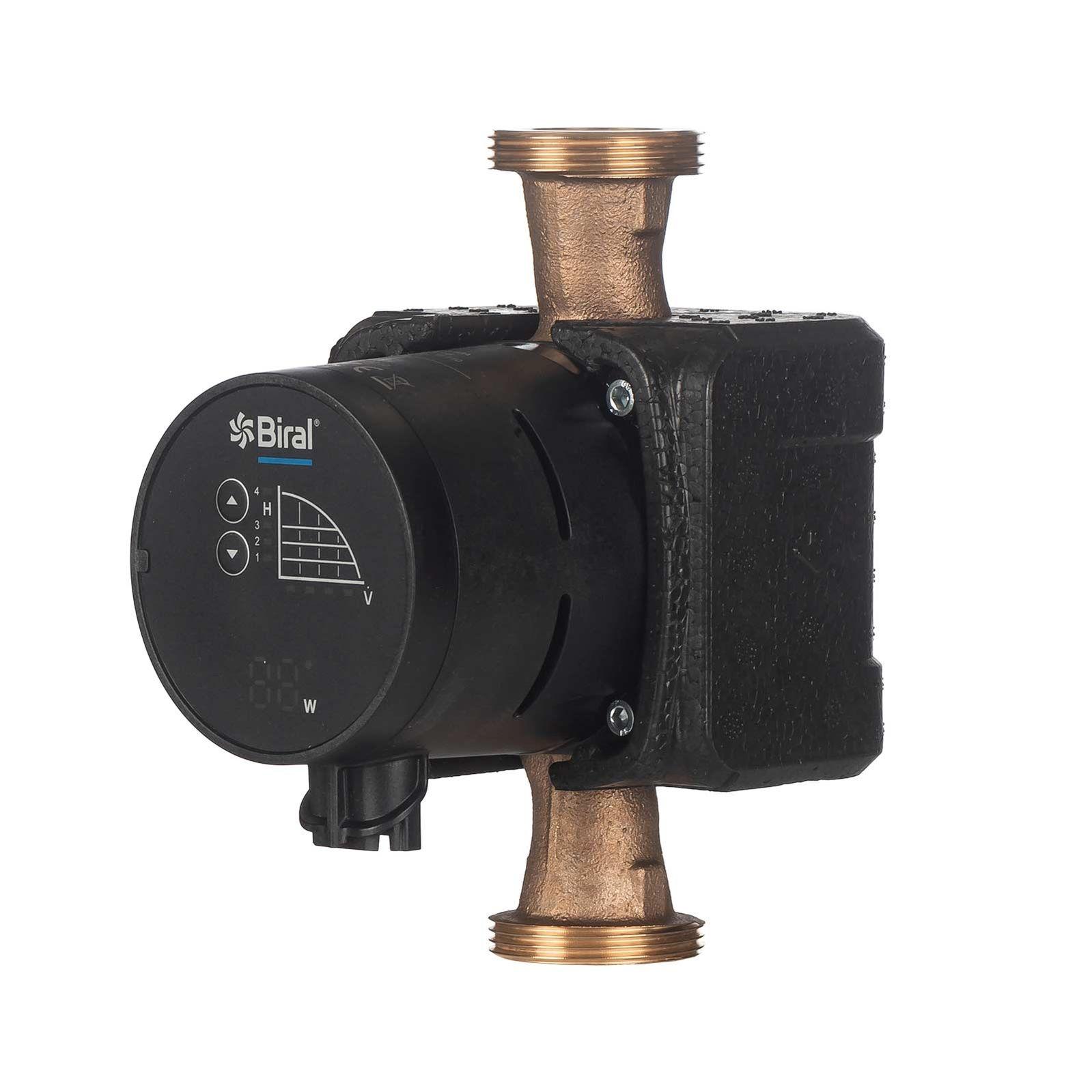 Biral Trinkwasser-Umwälzpumpe CompAX 25-6 180 BLUE mit Wärmedämmschale – Bild 3 von 3
