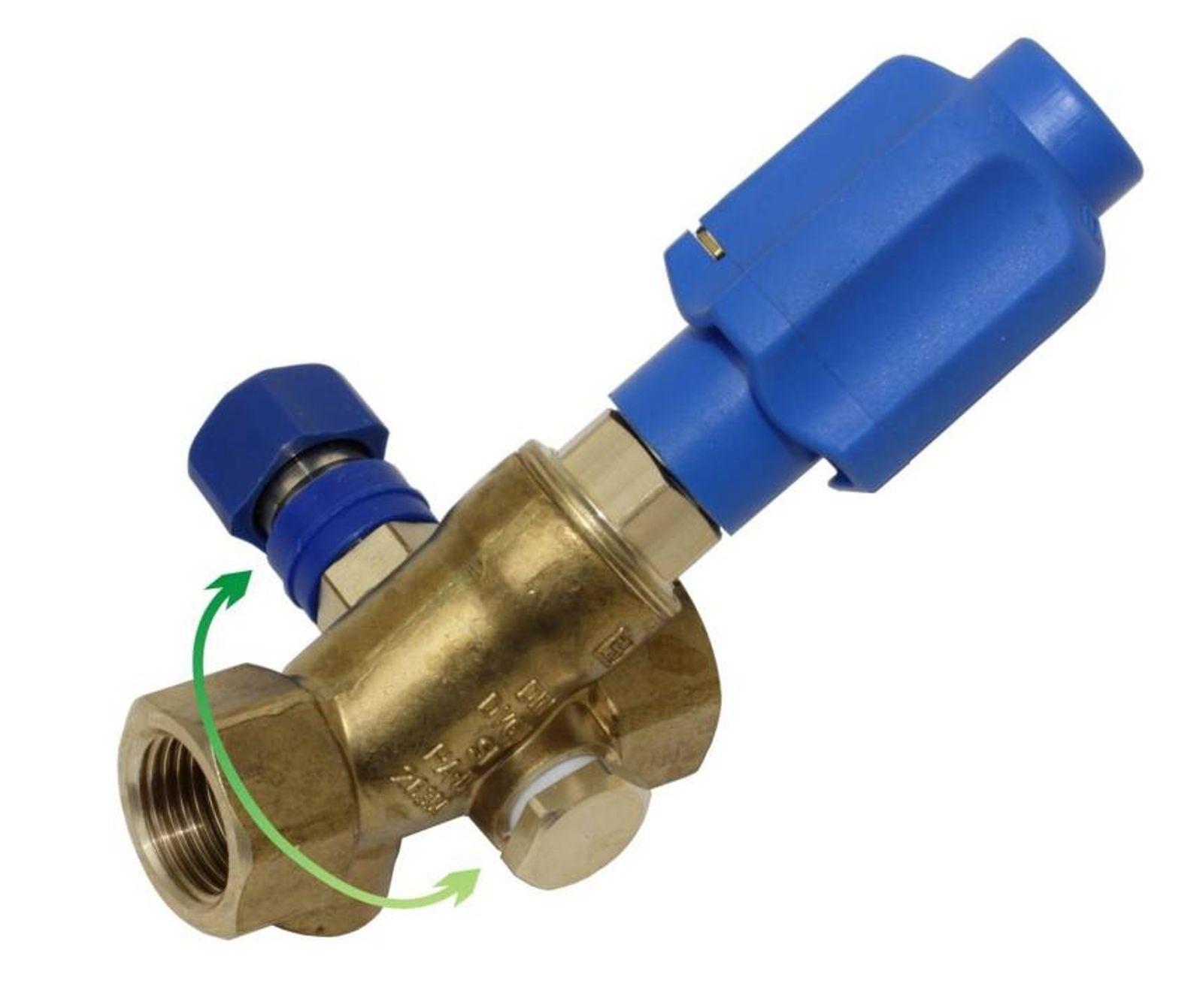 Marken Freistromventil Kommunal DN 25 IG Rp 1 Zoll mit Entleerung