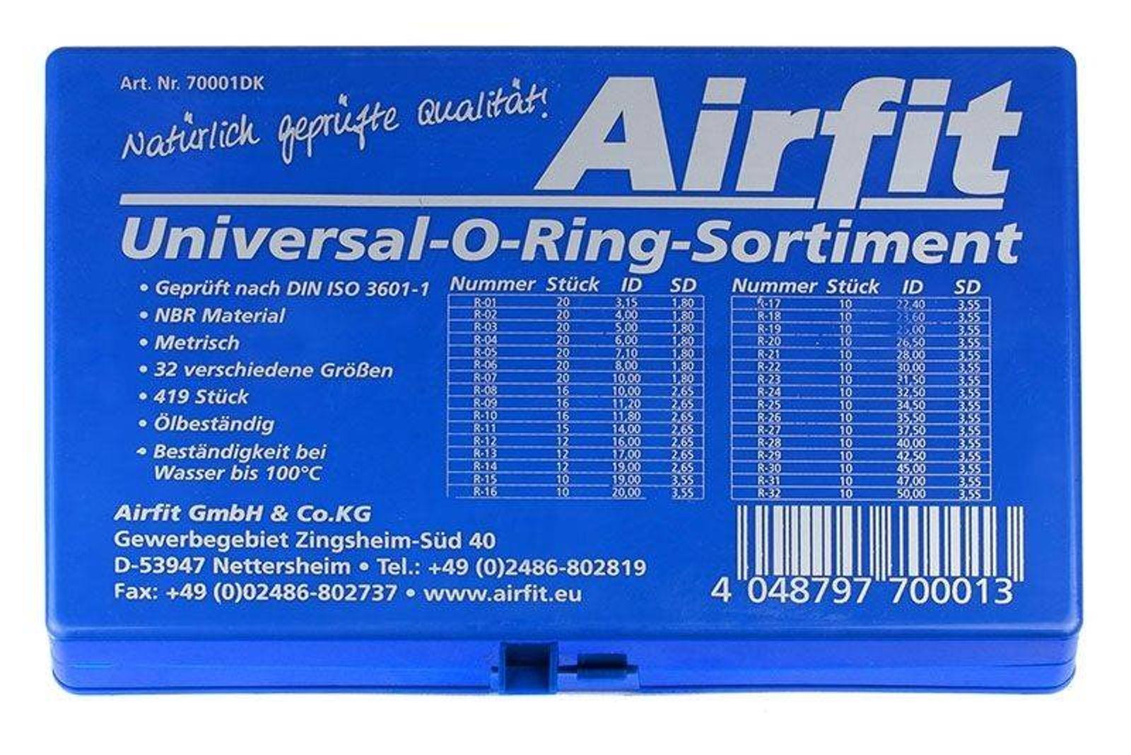 Airfit Universal O-Ring Sortiment – Bild 2 von 3