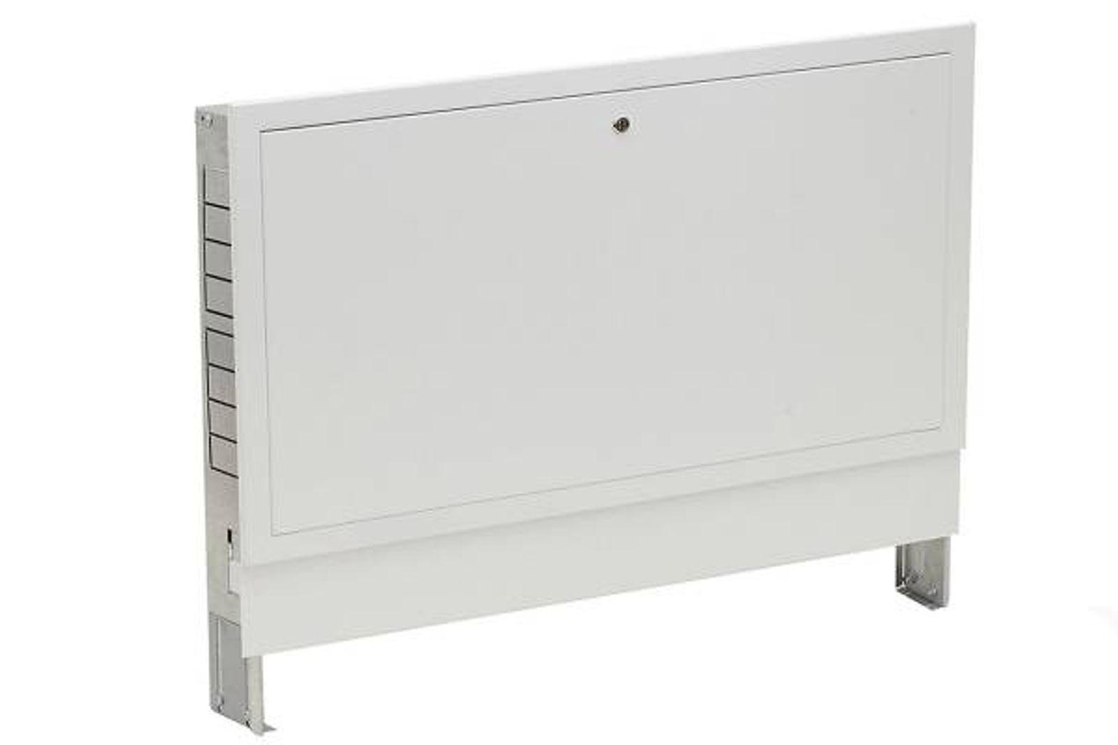 86,4 m² Set Dünnschichtsystem flach 12x2 PE-RT Rohr Raster 10 cm 11 Heizkreise LCD Regler 230 V + Zubehör