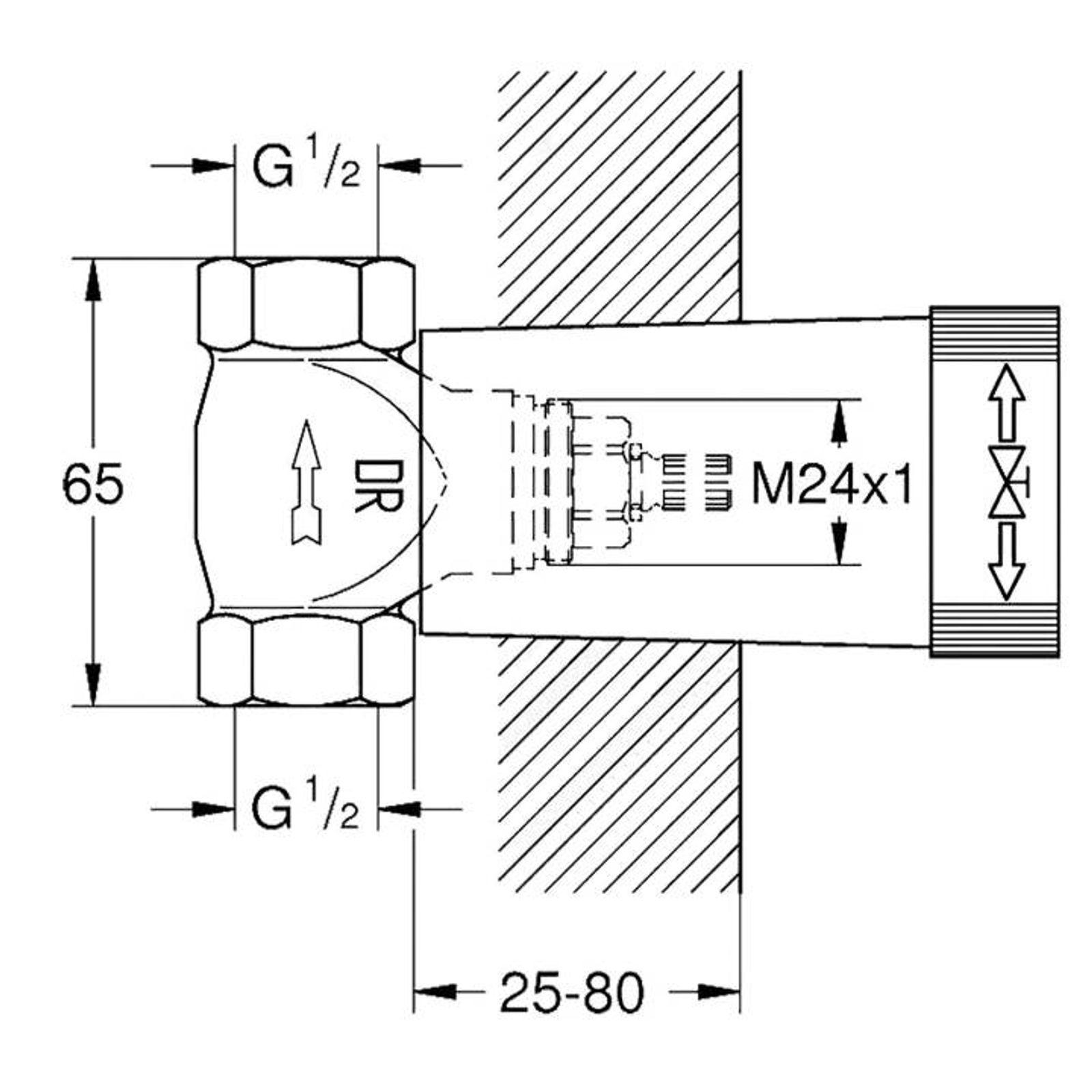 Grohe Rapido Unterputzventil DN 15 – Bild 2 von 2