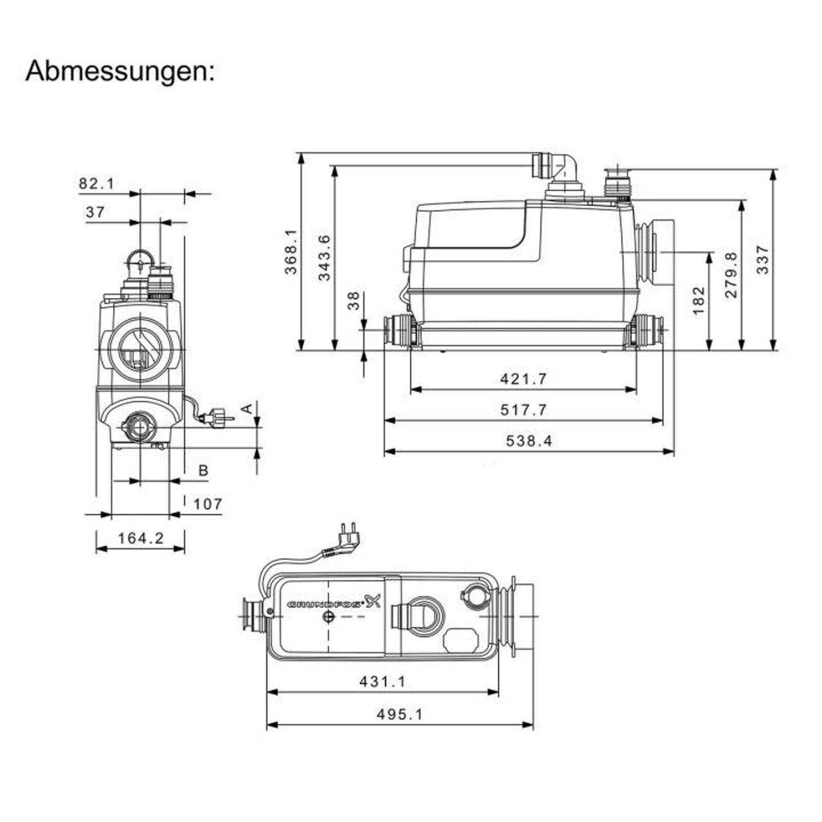 Grundfos Kleinhebeanlage Sololift2 CWC-3 – Bild 5 von 5