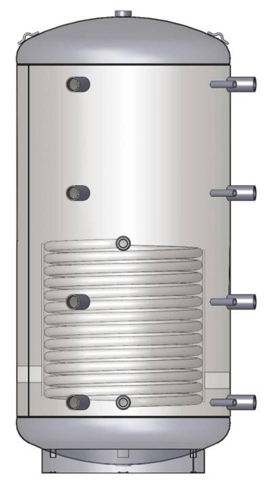 Pufferspeicher PSR 3000 Liter mit einem Rohrregister und 100 mm Isolierung – Bild 4 von 5