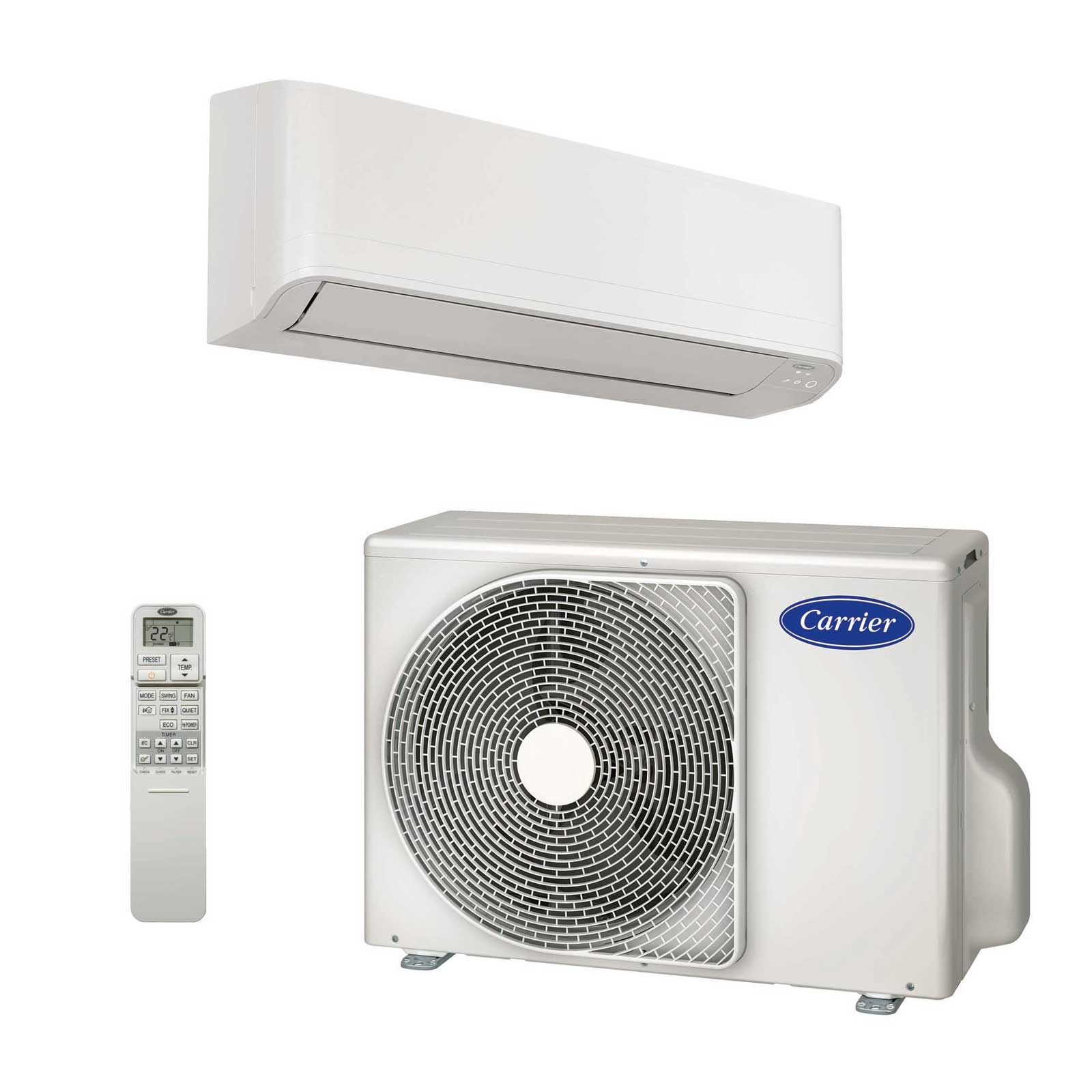 Carrier Single-Split-Klimaanlage 40/38 WHM025 Comfort Line mit Outdoor Unit MTM R32 2,5 kW
