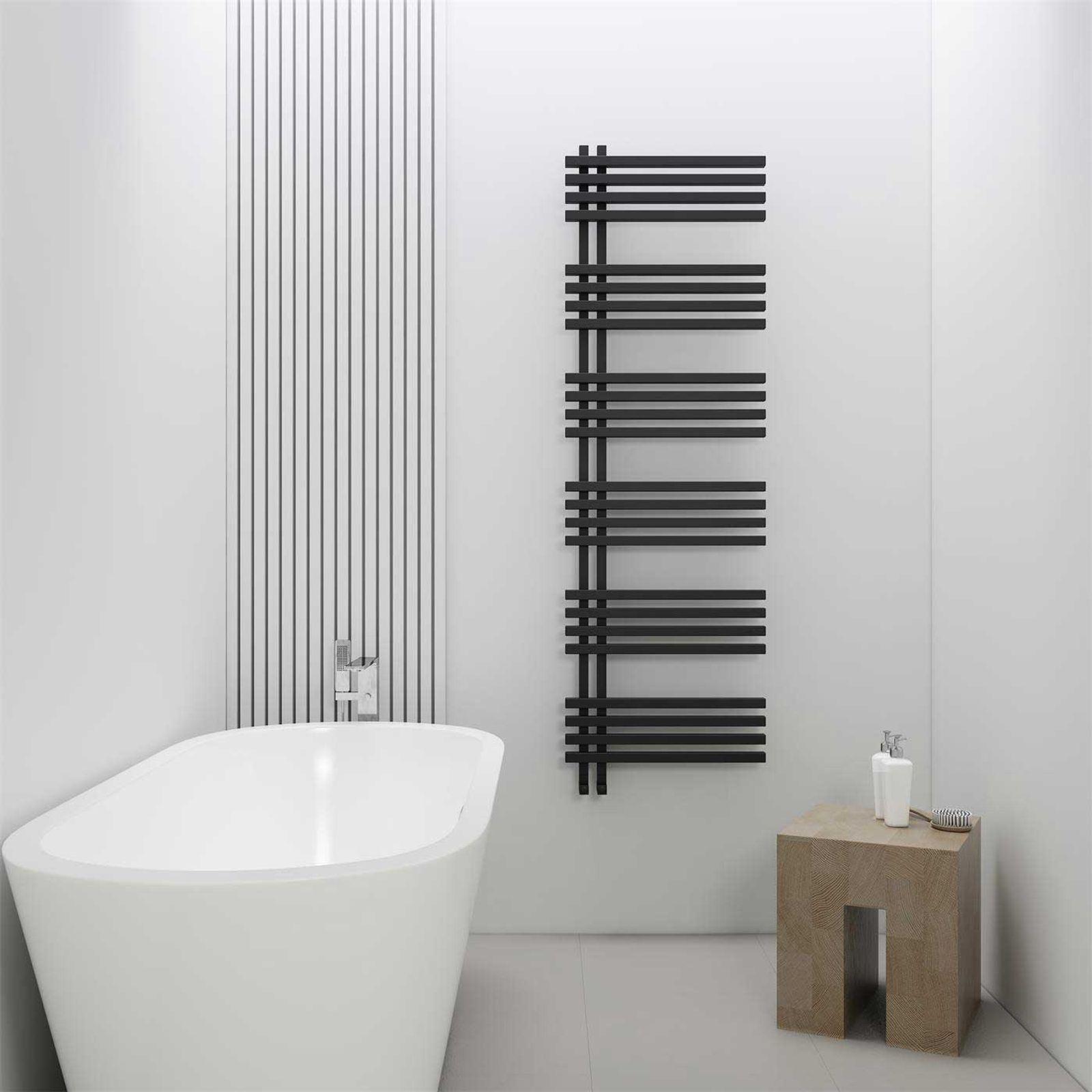 Technotherm Badheizkörper Handtuchtrockner Design schwarz HRDZ 50/180