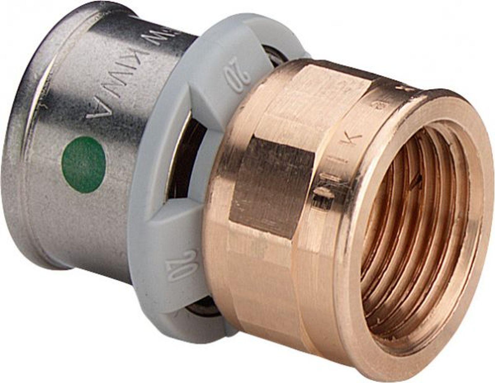 Pressfitting Viega Sanfix P 2112 Übergangsmuffe 20mm x 3/4" IG SC-Contur