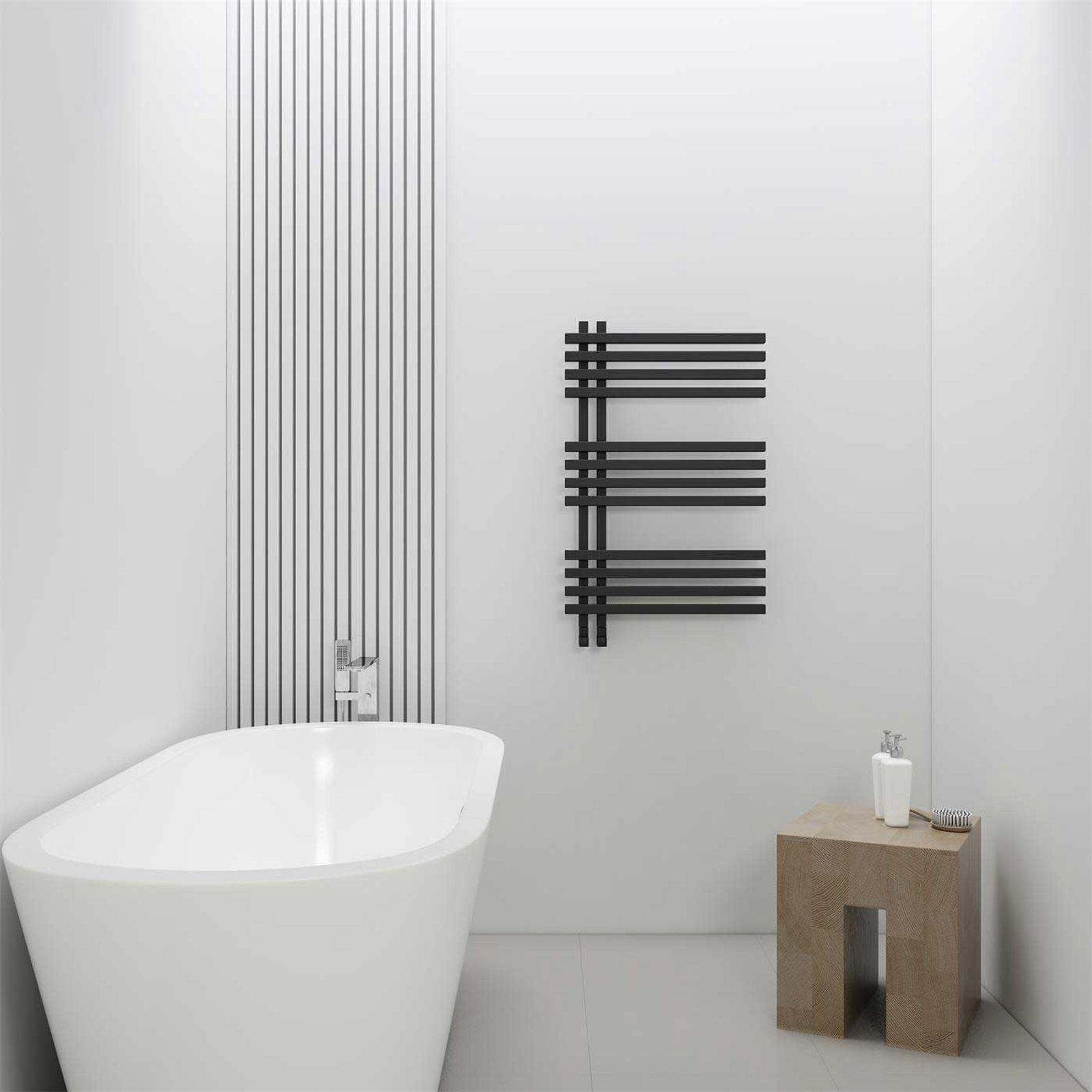 Technotherm Badheizkörper Handtuchtrockner Design schwarz HRDZ 50/90
