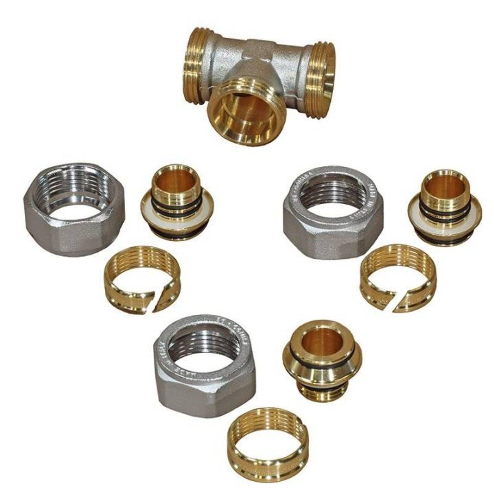 Rohrinstallation Klemm-T-Stück 26 x 3 mm für Alu-Verbundrohr – Bild 2 von 2