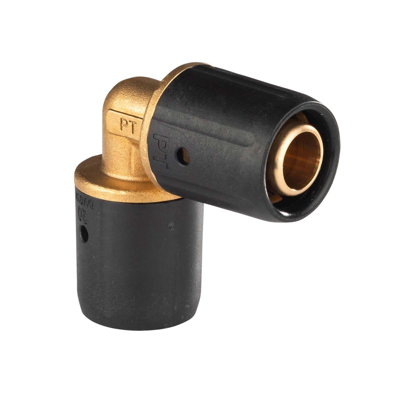 Selfio-Steck Aluverbund Steckfitting Winkel 90 Grad 20 x 2 mm DVGW – Bild 2 von 2