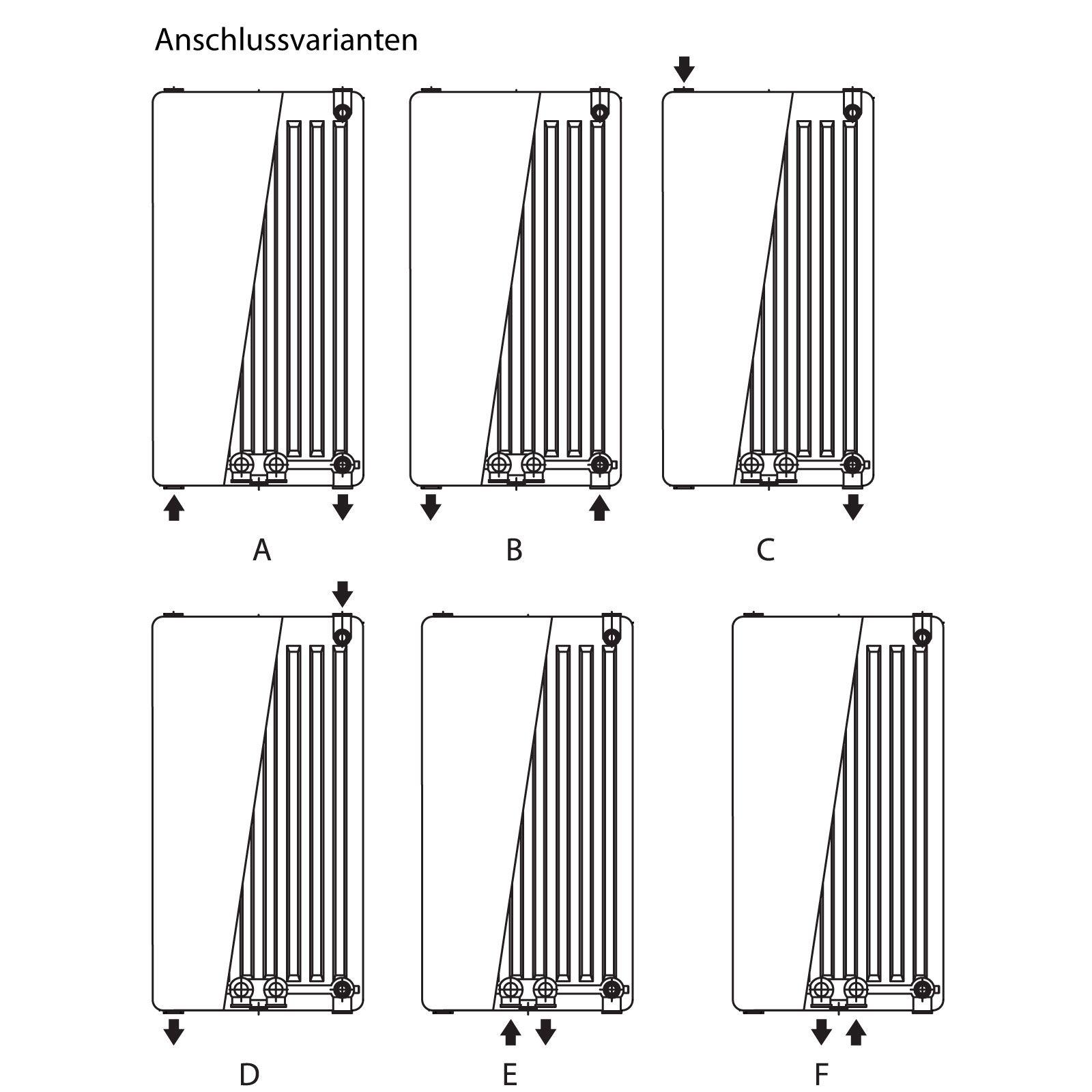 Viessmann Vertikal-Heizkörper Plan Typ 20, H1500 x B600, rechts – Bild 2 von 2