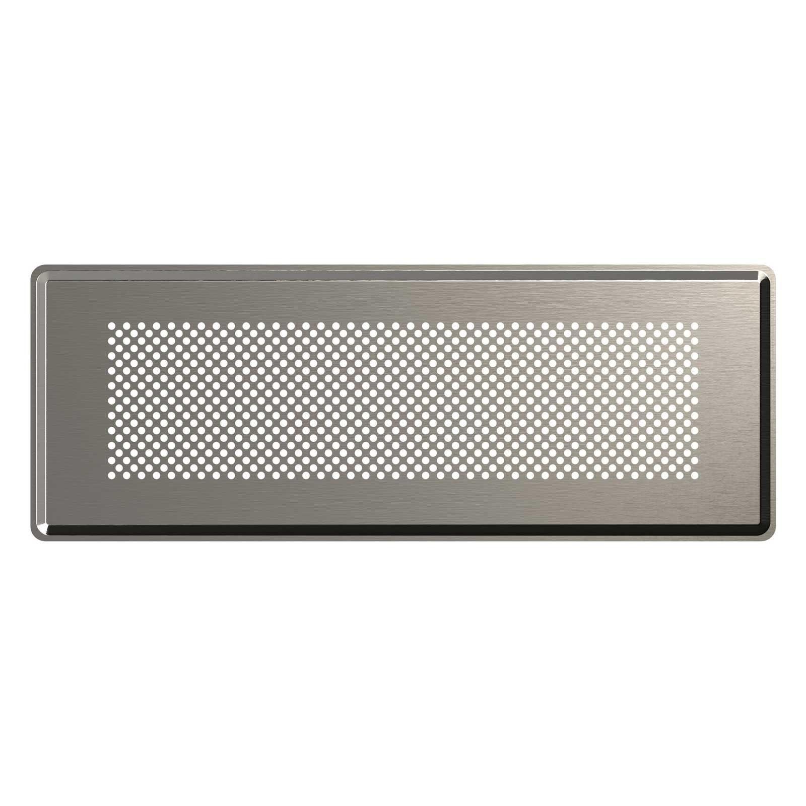 Zehnder Designgitter CLF Venezia Edelstahl