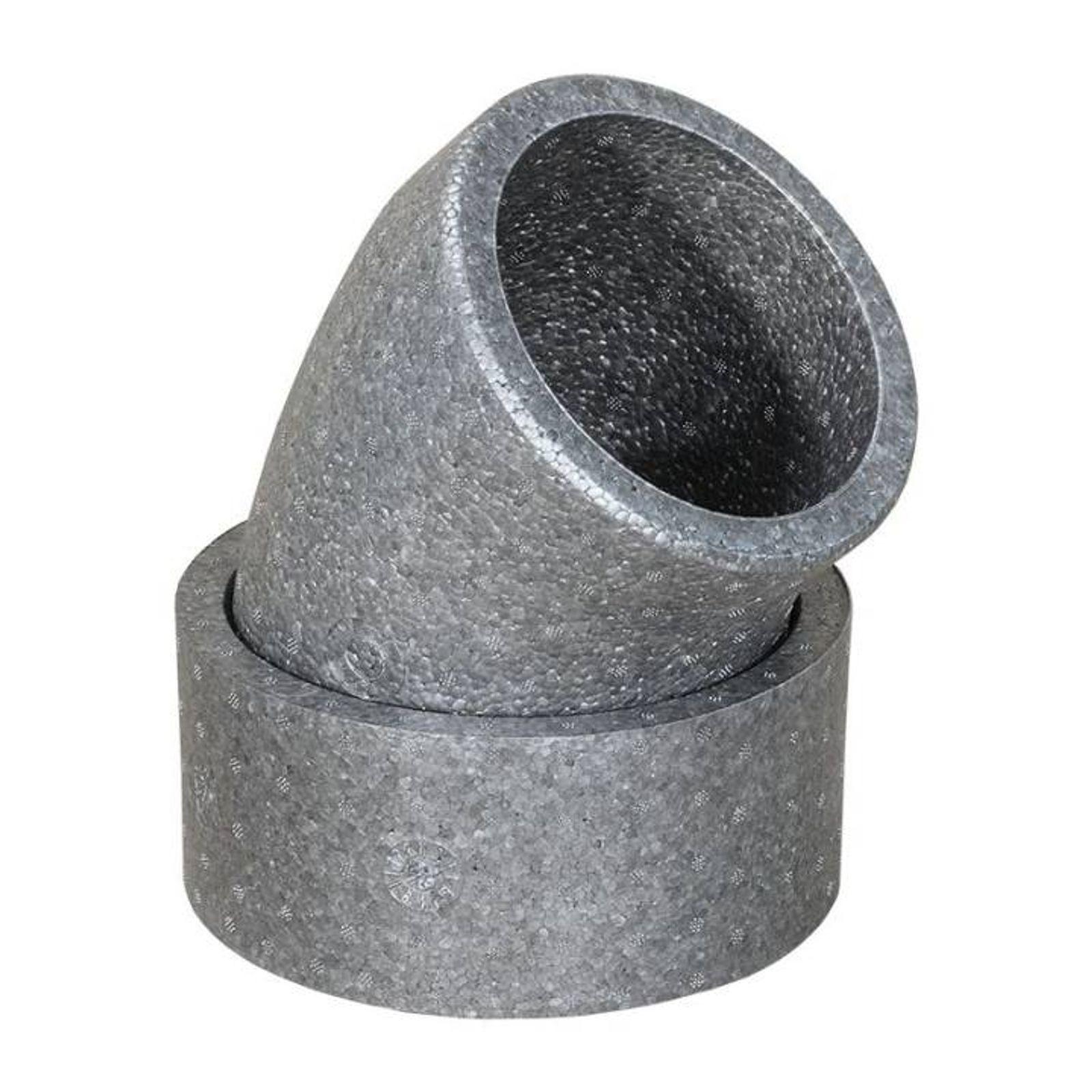 AERIVA Schaumrohrbogen 45 Grad DN 125