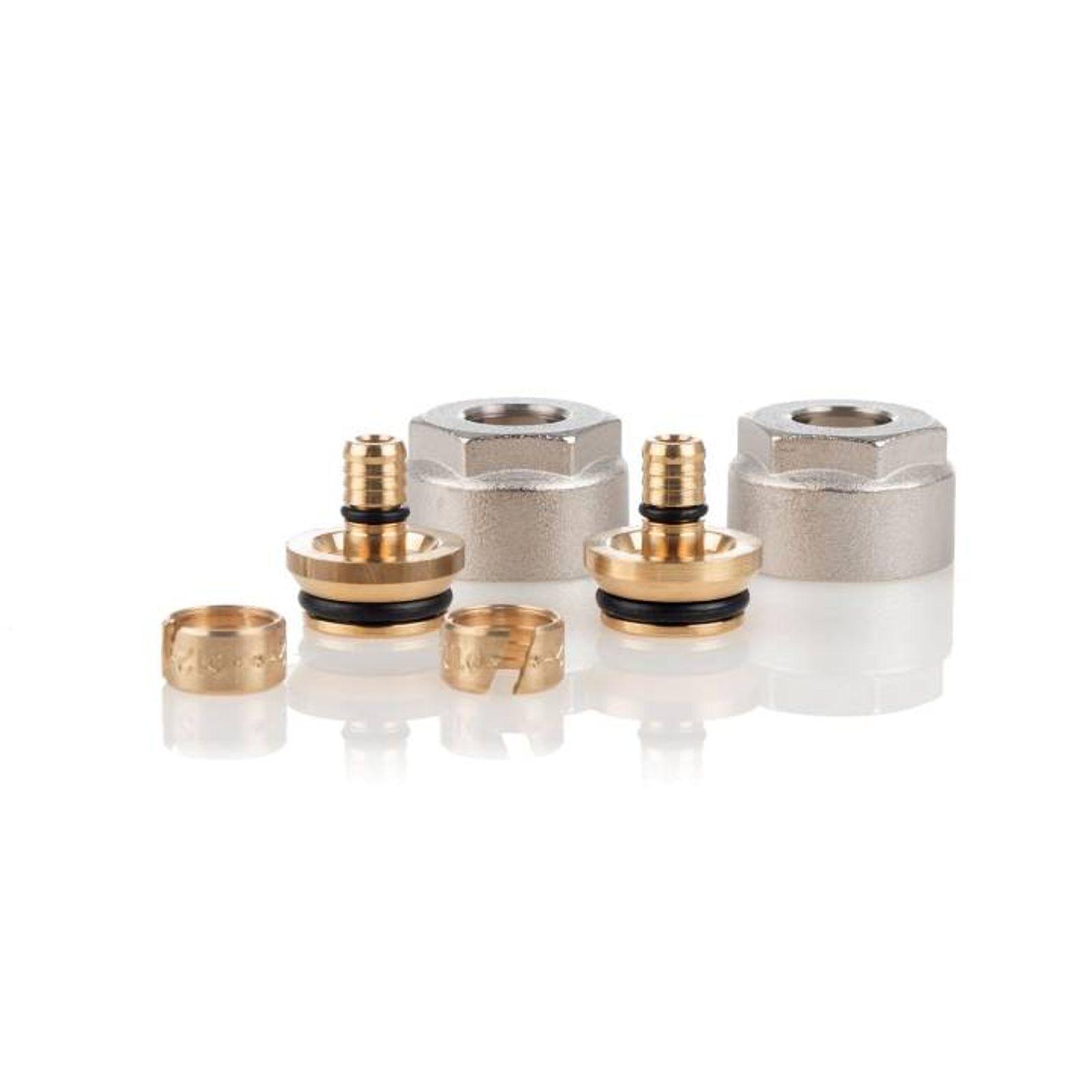 100 m² Set Tackersystem Faltplatte 25 mm WLG 045 16x2 Alu-Verbundrohr Raster 10 cm 10 Heizkreise Regler 230 V + Zubehör – Bild 11 von 14