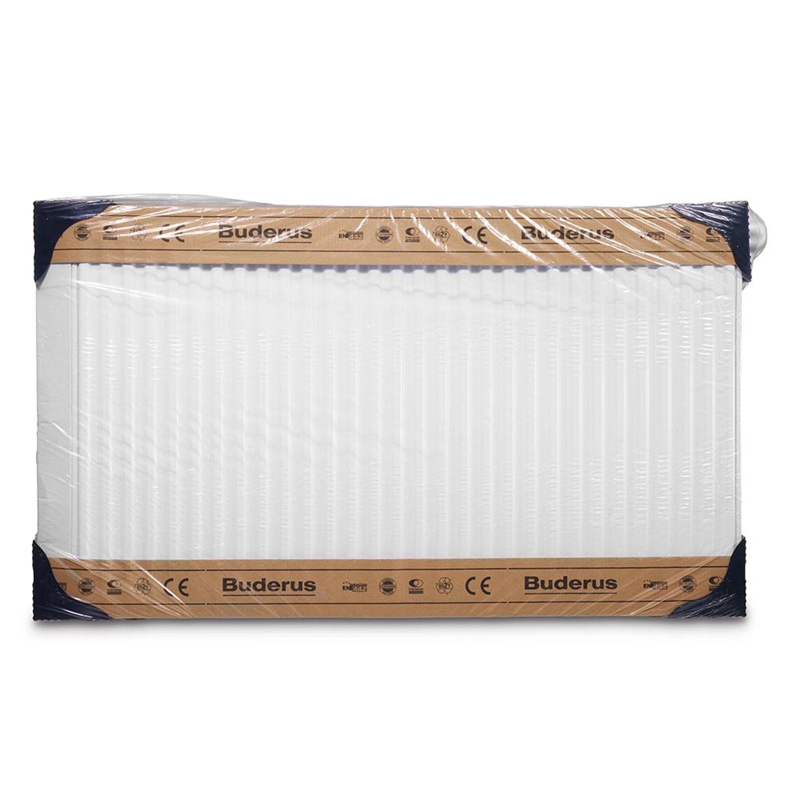 Flachheizkörper Buderus Logatrend, C-profiliert, Typ 22 mit Wandbefestigung 500 x 1200 mm (B-Ware)