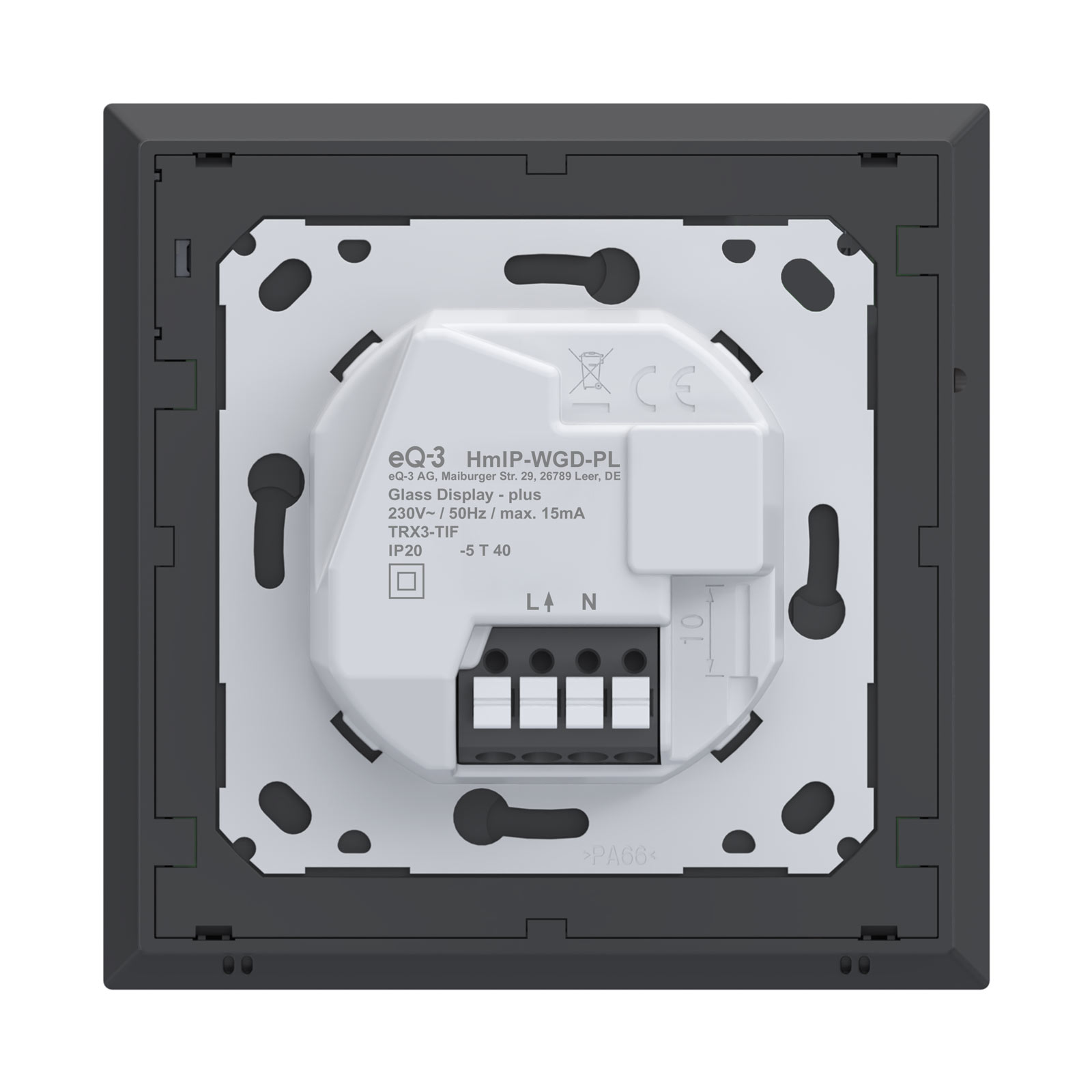Homematic IP Glasdisplay – plus HmIP-WGD-PL
