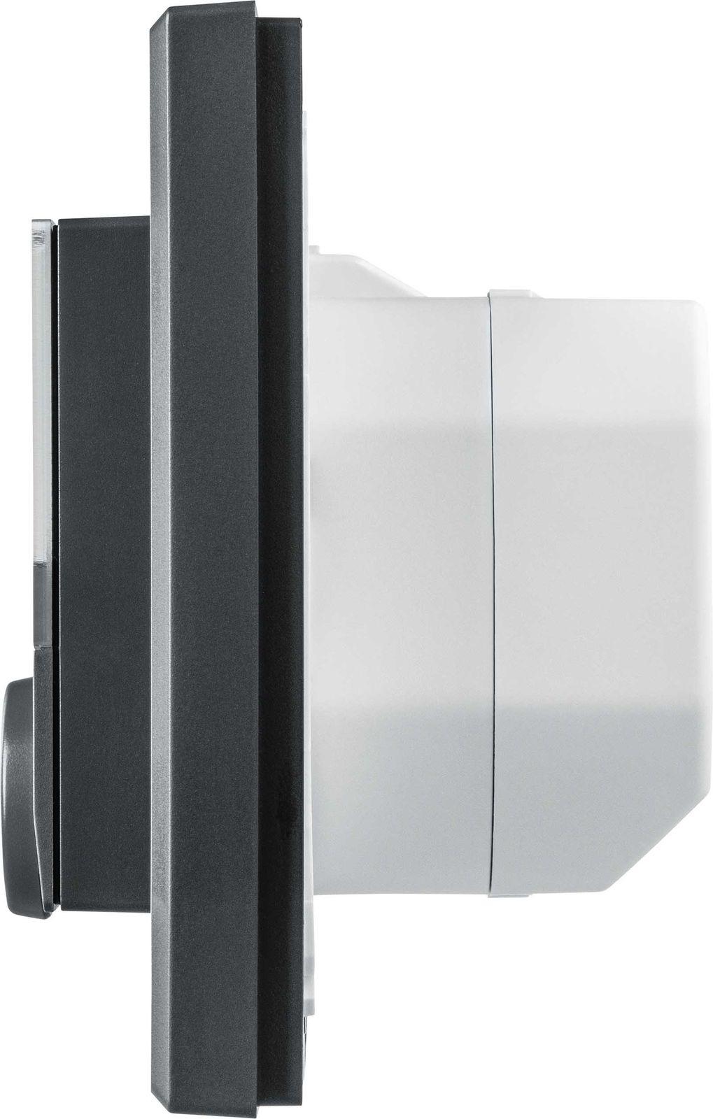 Homematic IP Smart Home Wandthermostat HmIP-BWTH-A mit Schaltausgang für Markenschalter, 230 V anthrazit – Bild 4 von 6