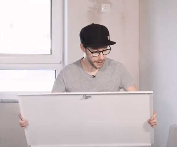 Verteilerschrank zur Selbstmontage für den Heizkreisverteiler aufbauen