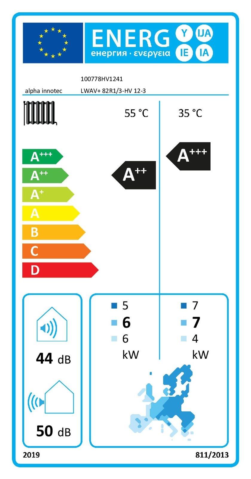 alpha innotec alira V-line - LWAV+ 82R1/3-HV 12-3 - Luft/Wasser-Wärmepumpe invertergeführt zur Außenaufstellung