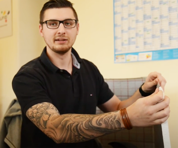 FRAGT JULIAN #1 Fußbodenheizung Tackersystem