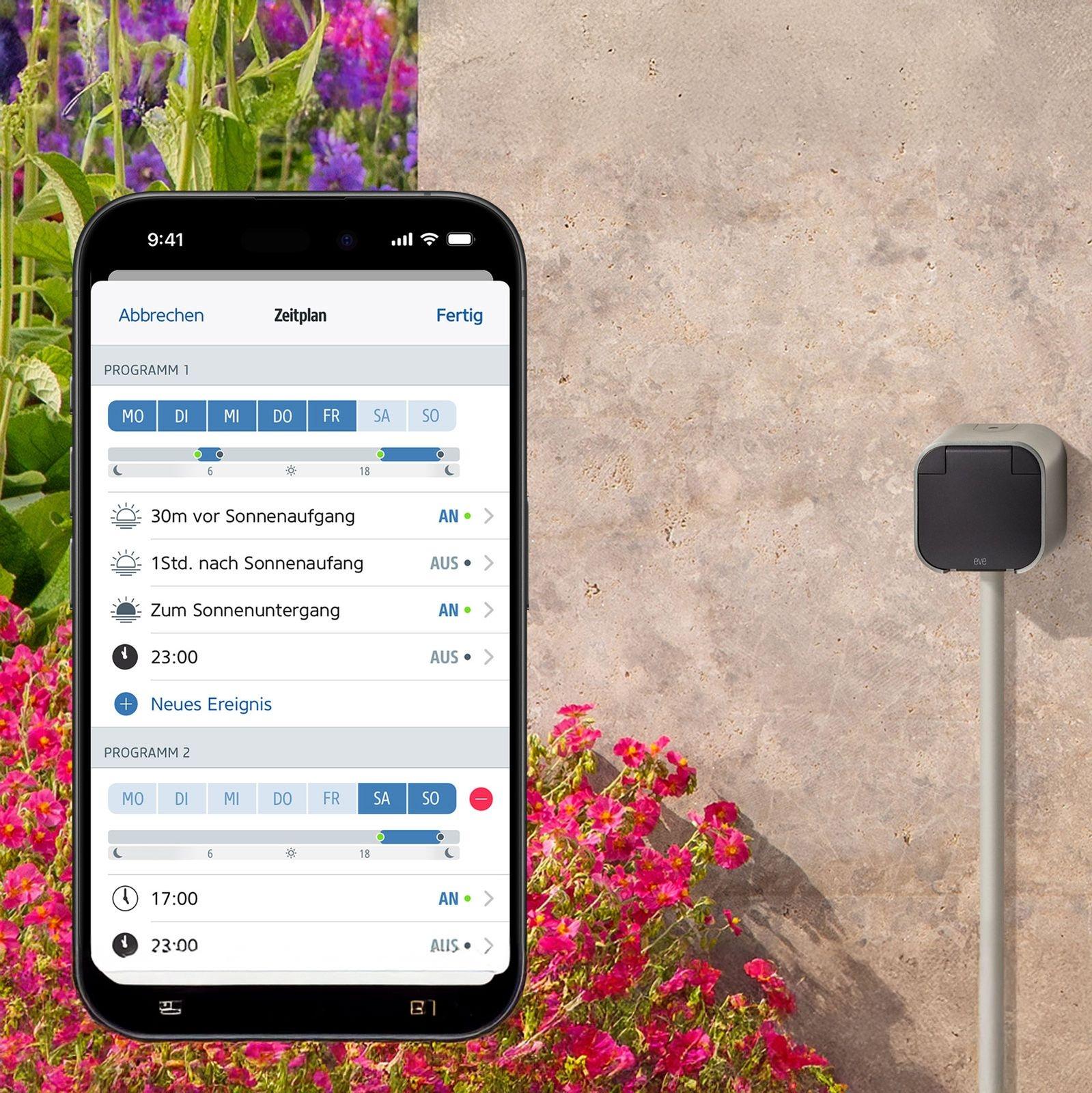 Eve Energy Outdoor - Smarte Außensteckdose mit Verbrauchsmessung – Bild 12 von 12
