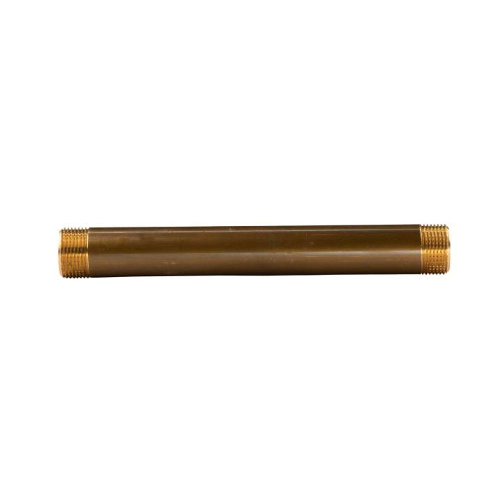 Messing Gewinde-Fitting Distanz Doppelnippel 3/4"- 3/4 L=200mm, schwere Ausführung – Bild 2 von 2