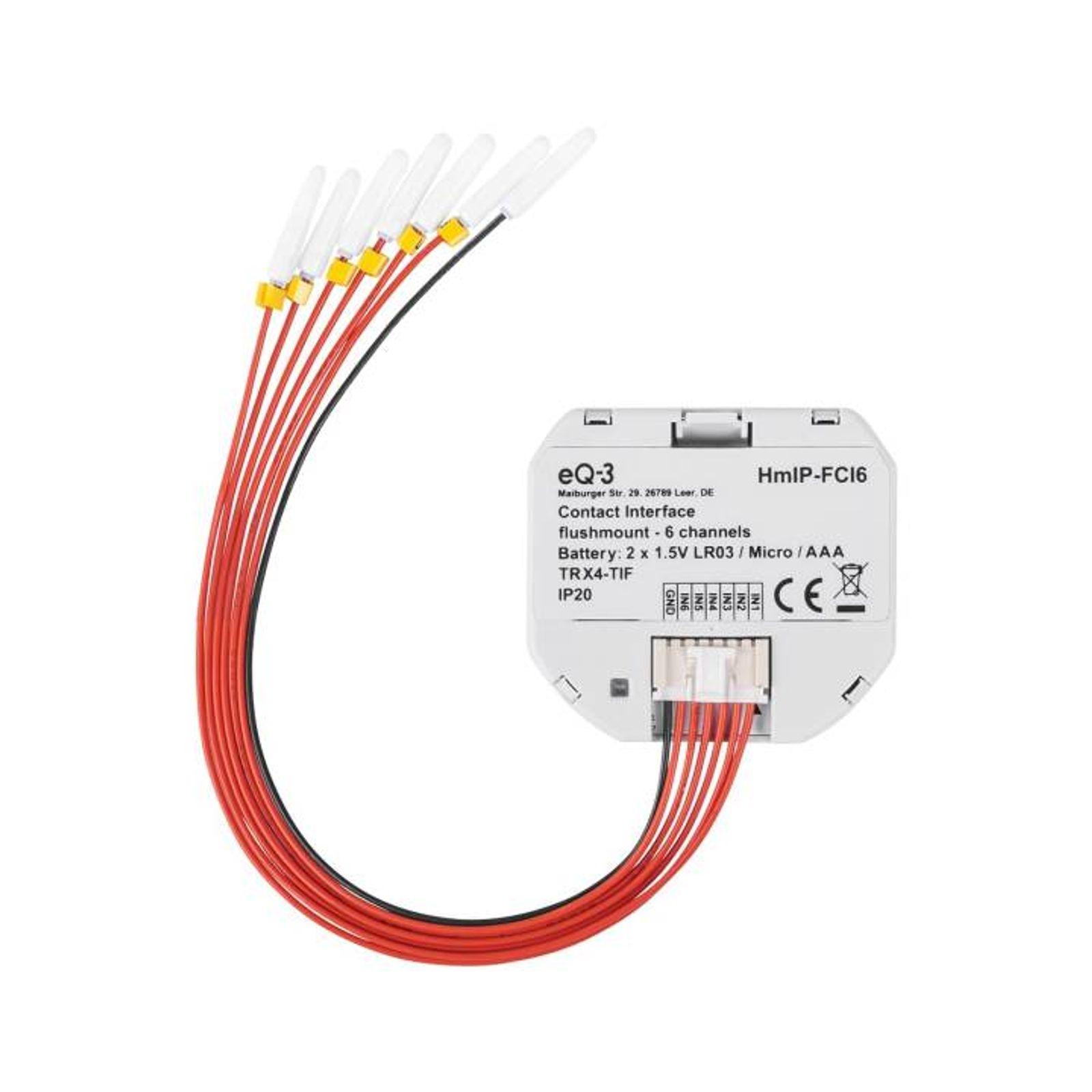 Homematic IP Smart Home Kontakt-Schnittstelle Unterputz - 6-fach HmIP-FCI6 – Bild 4 von 8