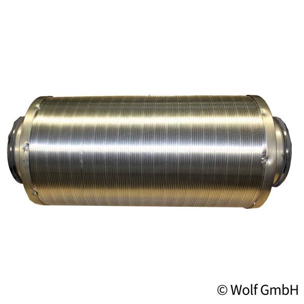Wolf CWL Schalldämpfer DN160 Länge 500 mm mit 50 mm Dämmung