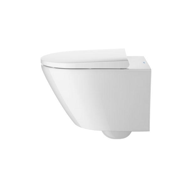Duravit Wand-WC Set 540 mm D-Neo Weiß,TS rim.,WC-Sitz m.Absenkaut.,inkl.Durafix