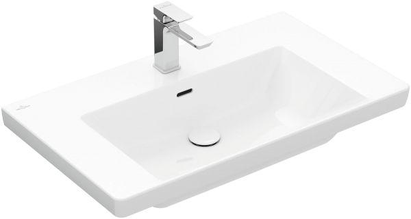 Villeroy & Boch Schrankwaschtisch Subway 3.0 800x470mm Rechteck 1HL. mit Überlauf Wei