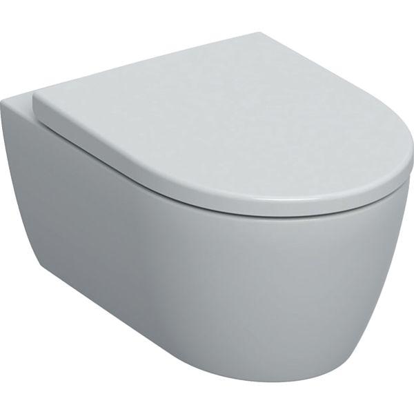 Geberit iCon Set Wand-WC mit WC-Sitz, Ri Tiefspüler, geschl., T:53cm, weiß, Tect