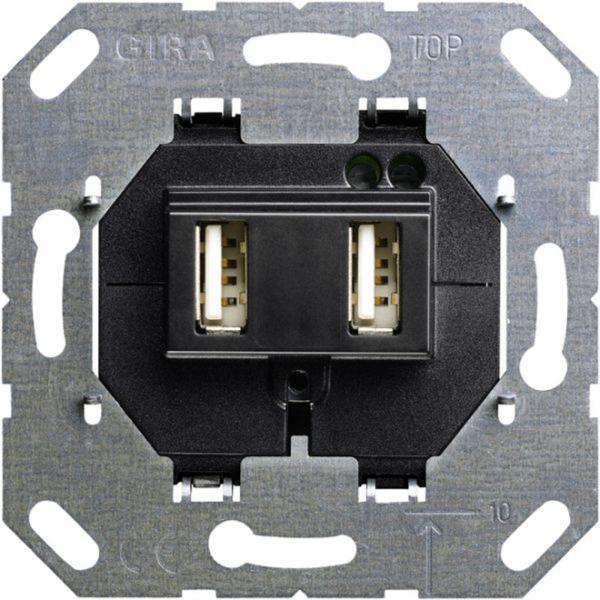 Gira USB-Spannungsversorgung 1USB-A UP 235900 1USB-C 2100mA 5V 50-60Hz
