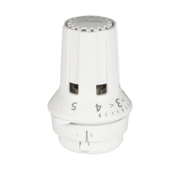 Danfoss Thermostatkopf RAW 5010 Schnappverschluss mit eingebautem Fühler weiß