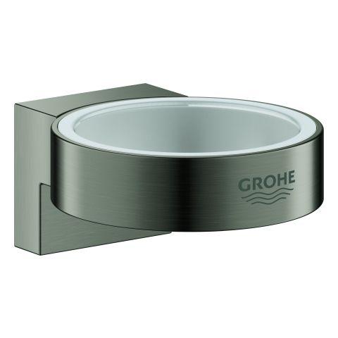 GROHE Halter Selection 41027 für Glas Seifenspender hard graphite geb