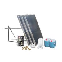 Solar-Paket Brauchwasser 3x AMP 2.0 Flachkollektor 6,03 qm Flachdachmontage