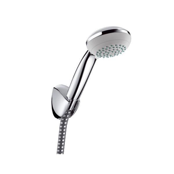 hansgrohe Brausenset Crometta 85 Vario Porter chrom mit Brausenschlauch 1250 mm