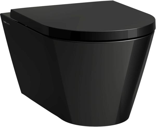 LF Wand-Tiefspül-WC Kartell by Laufen 370x545 spülrandlos schwarz glänzend