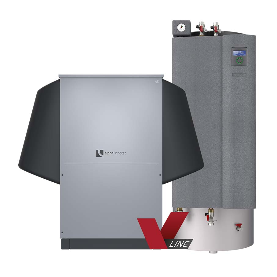 alpha innotec alira Vline LWAV+ 82R1/3HSV 12.1M3 Luft/Wasser