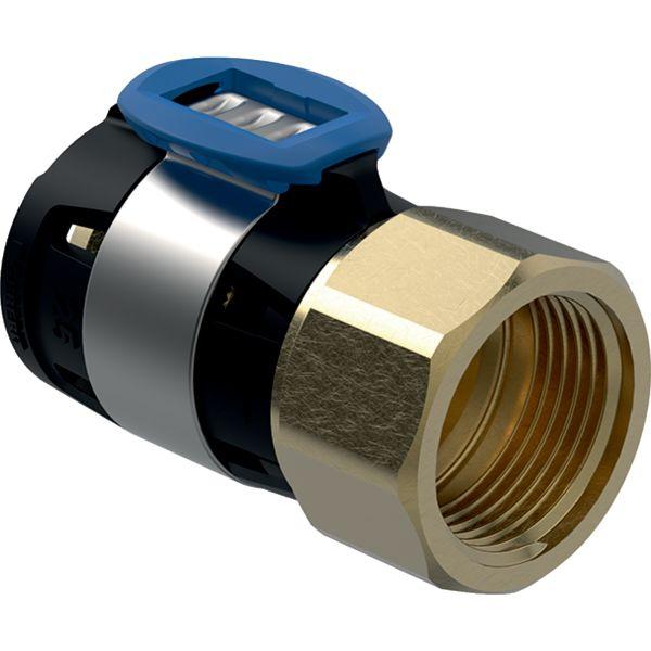 Geberit FlowFit Übergang mit Innengewinde bleifreie Siliziumbronze 20mm-1/2"