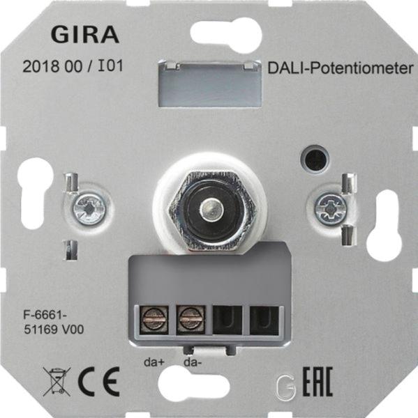 Gira Dali-Potentiometer UP Dreh/Druckkn Einsatz 201800 16V 2mA