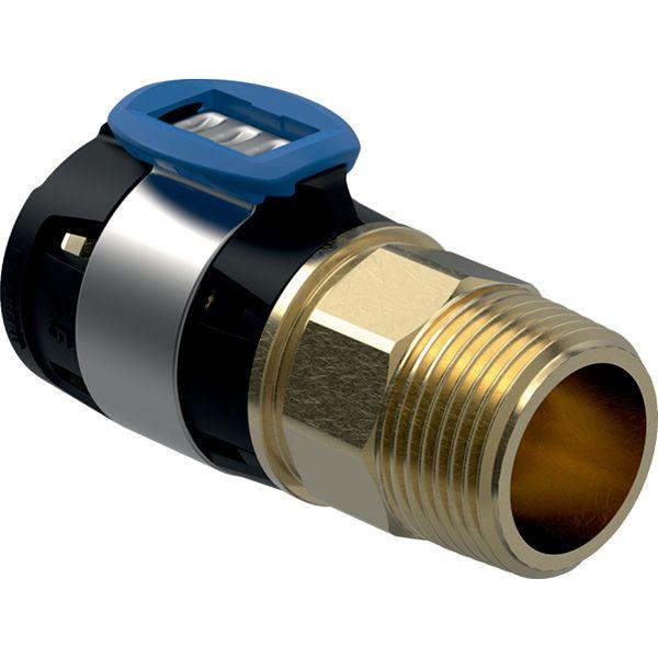 Geberit FlowFit Übergang mit Aussengewinde bleifreie Siliziumbronze 16mm-1/2"