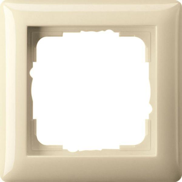 Gira Rahmen 1-fach weiß glänzend Kst Standard 55 021101